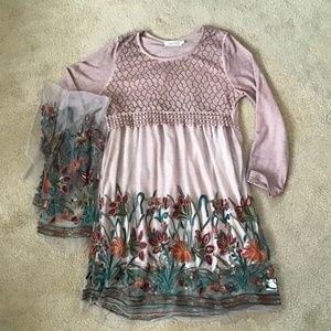 Size S Simply Couture embroidered. dress/tunic